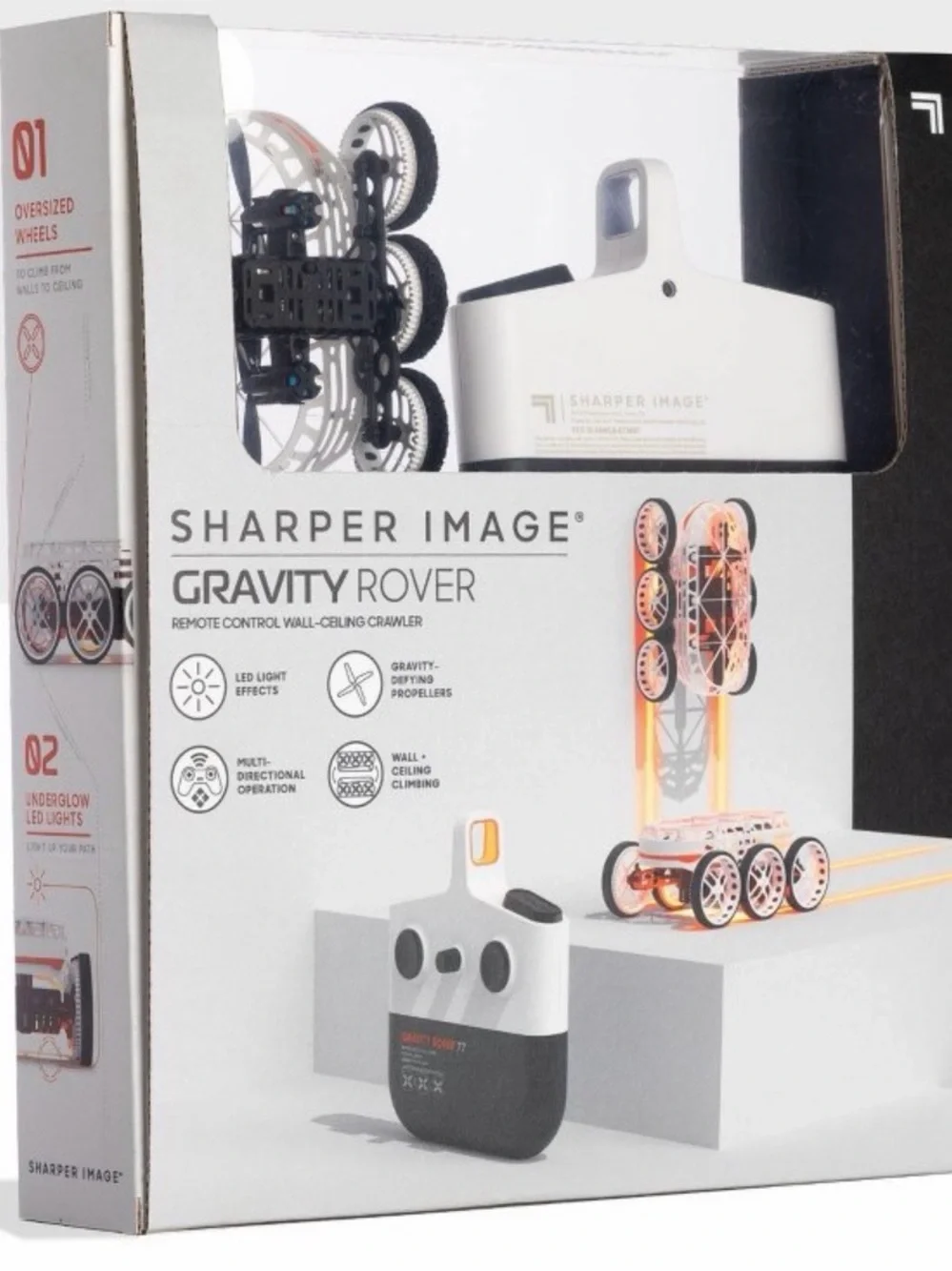 Sharper Image Anti-Gravity Gravity Rover Remote Crawler